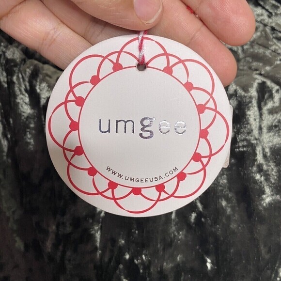 NWT Umgee Green Olive Velvet Off Shoulder Top Blouse Size Large - Picture 6 of 11